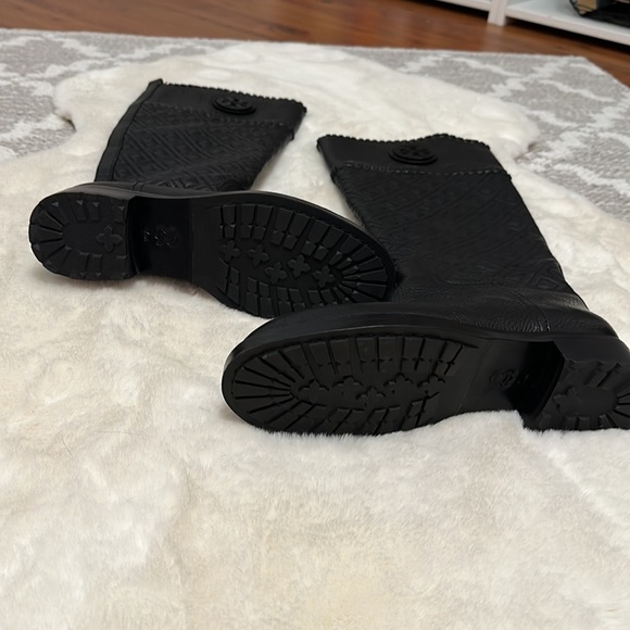 NWOT Tory Burch Marion Quilted Riding Boots - Picture 4 of 5